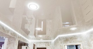 Натяжной ПВХ потолок Серпухов, цена от 2141 руб.
