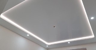 Светодиодные натяжные потолки Серпухов, цена от 1574 руб.